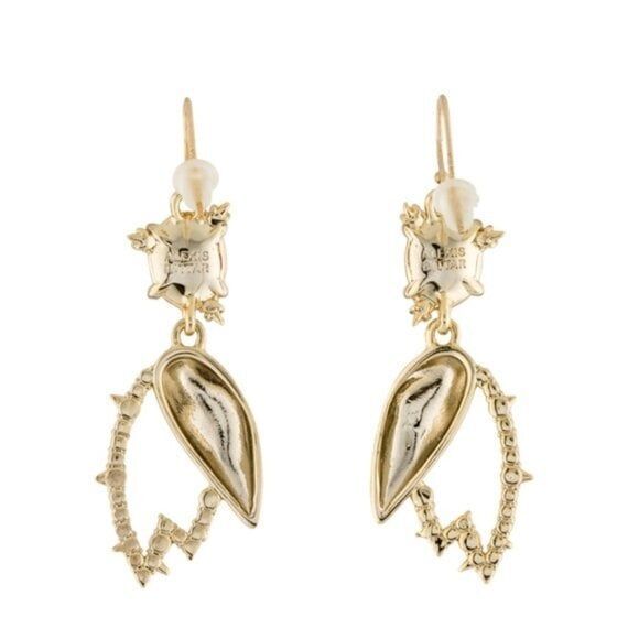 Brand New. Alexis Bittar Crystal Resin Drop Earrings - Picture 5 of 6